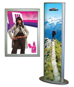 Printed lightbox graphics from WIl