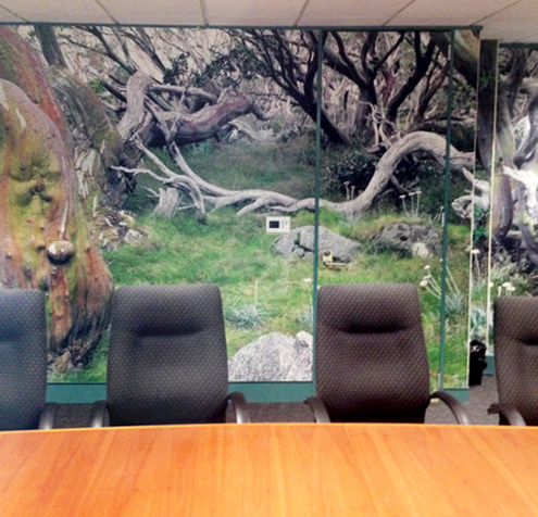 Printed foamex wall panels from Wild Digital.